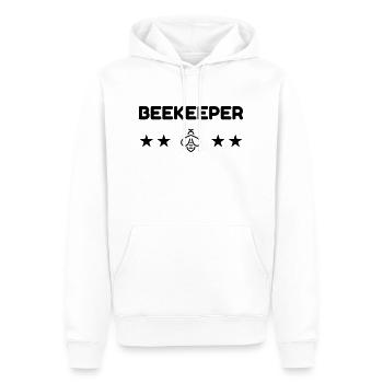 Bienenzucht / Imker / Biene / Honig - Männer Premium Bio Hoodie - Weiß - Vorne - Nico (187cm)