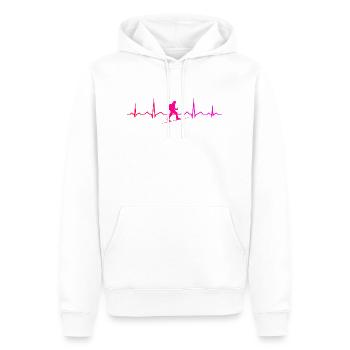 Ski Ski Alpinisme Ski De Randonnée Ski De Randonnée - Sweat à capuche Premium bio Homme - blanc - Devant - Nico (187cm)
