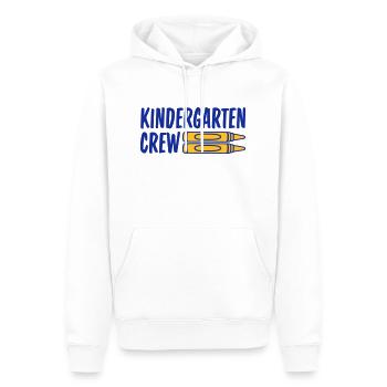 Équipe de crayon de l’équipe de la maternelle - Sweat à capuche Premium bio Homme - blanc - Devant - Nico (187cm)