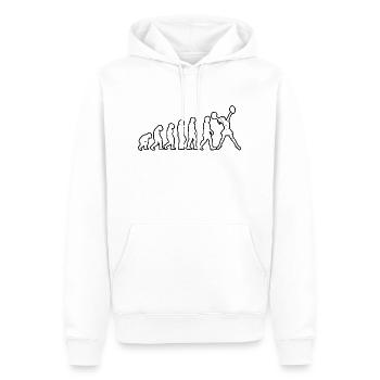 Cheerleader Cheerleader Cadeau Cheerleading - Sweat à capuche Premium bio Homme - blanc - Devant - Nico (187cm)