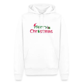 merry Christmas 6 - Männer Premium Bio Hoodie - Weiß - Vorne - Nico (187cm)