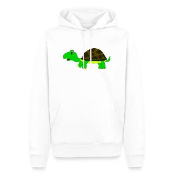 schildkröte - Männer Premium Bio Hoodie - Weiß - Vorne - Nico (187cm)