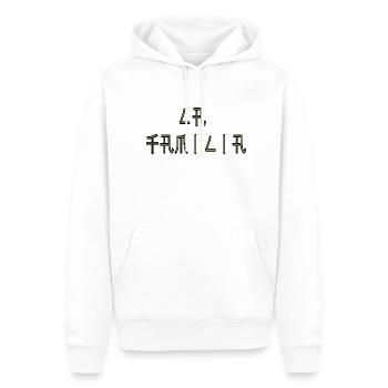 Familie La Familia Asian Style - Männer Premium Bio Hoodie - Weiß - Vorne - Nico (187cm)