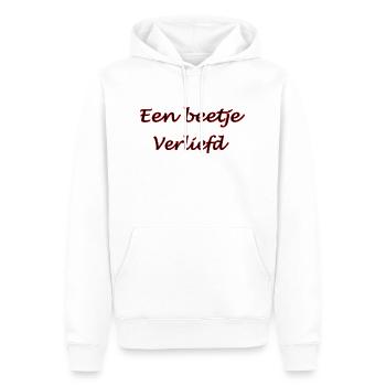 Ein bisschen verliebt - Männer Premium Bio Hoodie - Weiß - Vorne - Nico (187cm)
