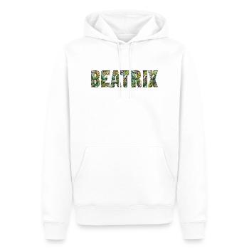 BEATRIX Name Frauenname - Männer Premium Bio Hoodie - Weiß - Vorne - Nico (187cm)
