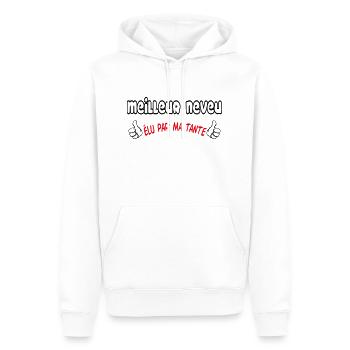 BESTER Neffe - Männer Premium Bio Hoodie - Weiß - Vorne - Nico (187cm)