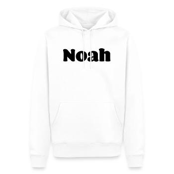 First name Noah Gift - Men’s Premium Organic Hoodie - white - Front - Nico (187cm)
