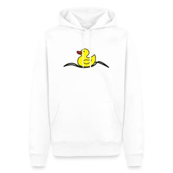 Ente gut alles gut - Männer Premium Bio Hoodie - Weiß - Vorne - Nico (187cm)