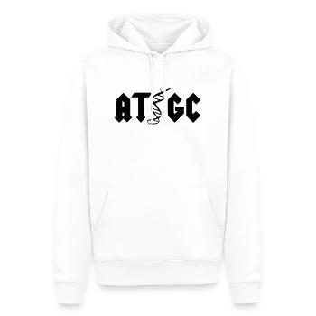 AT GC - Men’s Premium Organic Hoodie - white - Front - Nico (187cm)