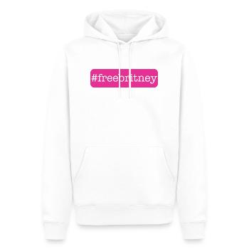#Freebritney - Männer Premium Bio Hoodie - Weiß - Vorne - Nico (187cm)