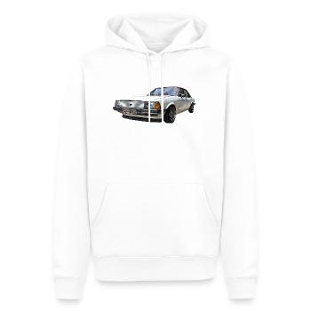 Granada - Männer Premium Bio Hoodie - Weiß - Vorne - Nico (187cm)