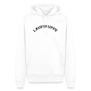 Laufgruppe Laufen Joggen Marathon Team Run Running - Männer Premium Bio Hoodie - Weiß - Vorne - Nico (187cm)