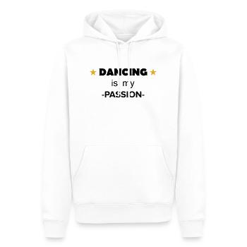 Dancing Dance Music - Männer Premium Bio Hoodie - Weiß - Vorne - Nico (187cm)