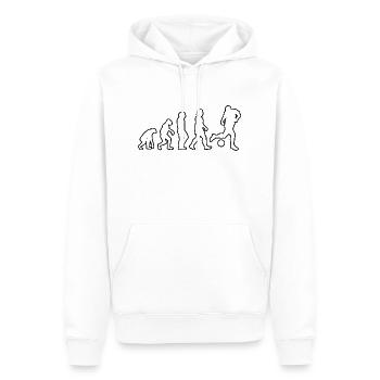 Soccer Team Soccer Design Soccer Player - Men’s Premium Organic Hoodie - white - Front - Nico (187cm)