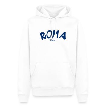 Rome - Rome - Italie - Italie - Italie - Sweat à capuche Premium bio Homme - blanc - Devant - Nico (187cm)