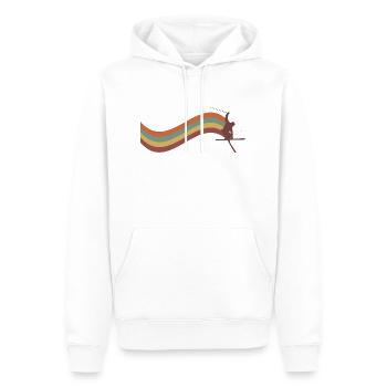 Ski Ski Motif pour Skieur Skieur - Sweat à capuche Premium bio Homme - blanc - Devant - Nico (187cm)