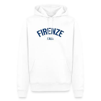 Firenze - Italia - Männer Premium Bio Hoodie - Weiß - Vorne - Nico (187cm)