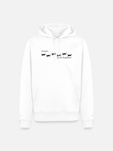 Gleich Shepherd's - Männer Premium Bio Hoodie - Weiß