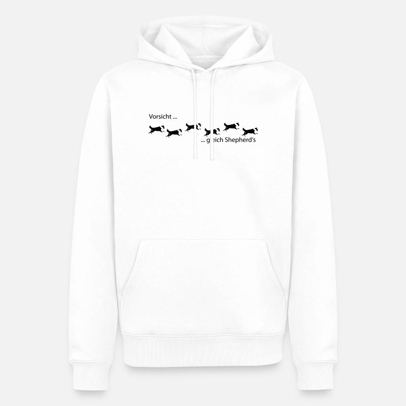 Gleich Shepherd's - Männer Premium Bio Hoodie - Weiß