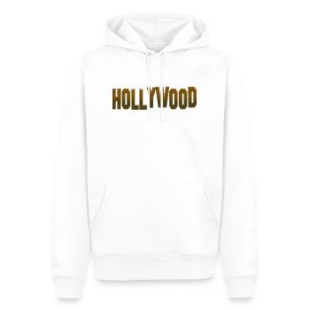 Schönes Hollywood Shirt Geschenk - Männer Premium Bio Hoodie - Weiß - Vorne - Nico (187cm)