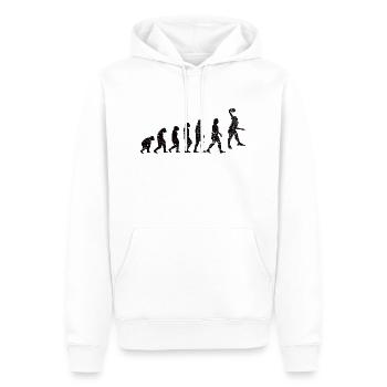 Basketball Verein Basketballliebhaber Basketballer - Männer Premium Bio Hoodie - Weiß - Vorne - Nico (187cm)