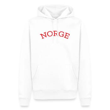 Norway - Norge - Norwegen - Scandinavia - Men’s Premium Organic Hoodie - white - Front - Nico (187cm)