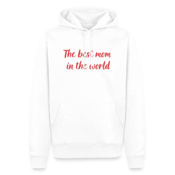 Meilleure maman - Sweat à capuche Premium bio Homme - blanc - Devant - Nico (187cm)