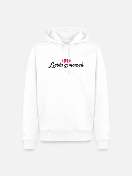 Favorite person - Men’s Premium Organic Hoodie - white