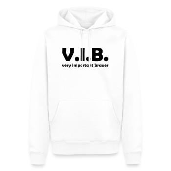 brauer - Männer Premium Bio Hoodie - Weiß - Vorne - Nico (187cm)