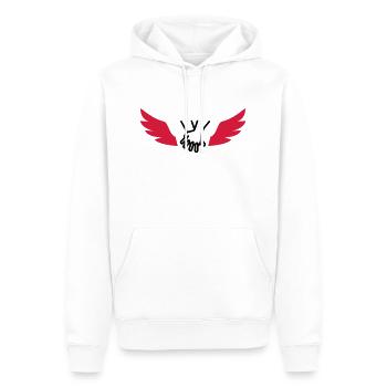 Erste Hilfe / Retter / Retterin / Arzt - Männer Premium Bio Hoodie - Weiß - Vorne - Nico (187cm)