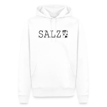 Salzburg - Männer Premium Bio Hoodie - Weiß - Vorne - Nico (187cm)