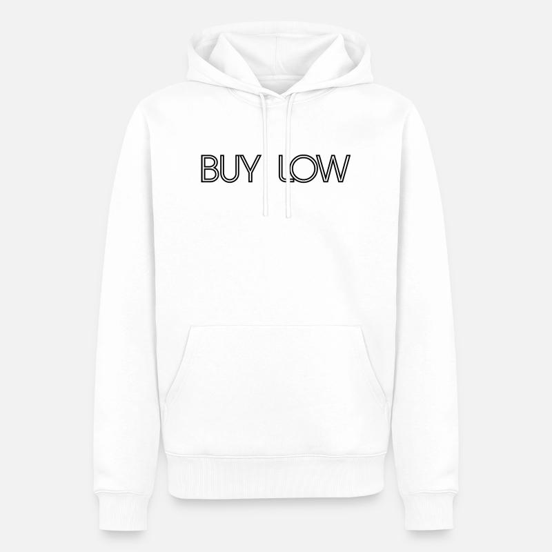 Bitcoin Trading Crypto Stocks - Sweat à capuche Premium bio Homme - blanc