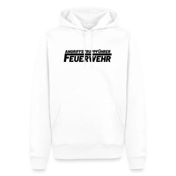 Angriffstruppführer Freiwillige Feuerwehr - Männer Premium Bio Hoodie - Weiß - Vorne - Nico (187cm)