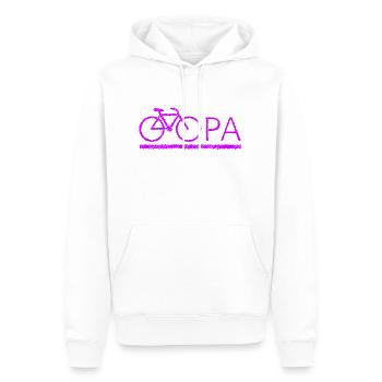 bester Opa Fahrrad Mountainbike Radeln Kritzeln - Männer Premium Bio Hoodie - Weiß - Vorne - Nico (187cm)