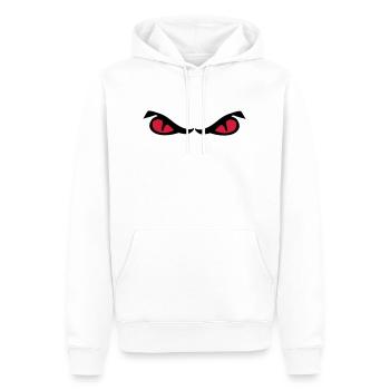 Augen - Männer Premium Bio Hoodie - Weiß - Vorne - Nico (187cm)