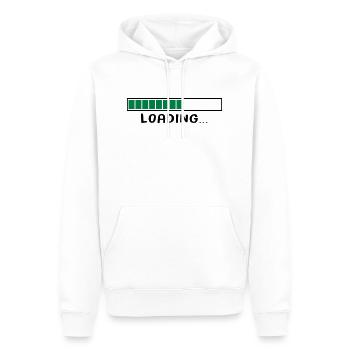 LOADING 4 - Sweat à capuche Premium bio Homme - blanc - Devant - Nico (187cm)