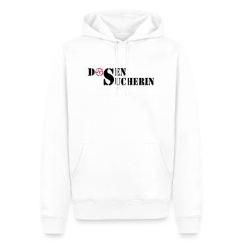 Dosensucherin - 2colors - 2011 - Sweat à capuche Premium bio Homme - blanc - Devant - Nico (187cm)