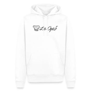 le_chef__f1 - Männer Premium Bio Hoodie - Weiß - Vorne - Nico (187cm)