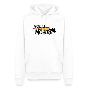 Volle Möhre - Männer Premium Bio Hoodie - Weiß - Vorne - Nico (187cm)