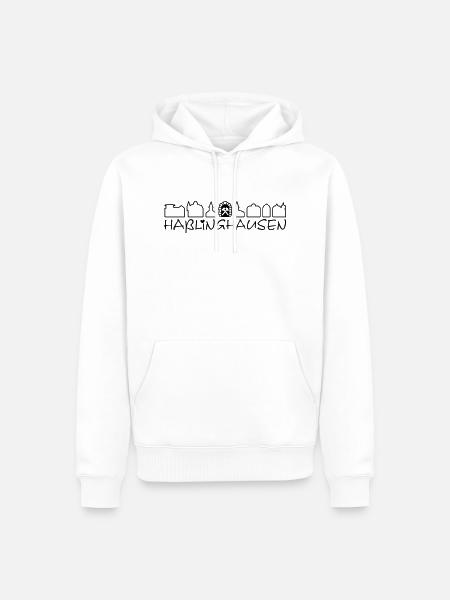 Hasslinghausen 1 - Männer Premium Bio Hoodie - Weiß