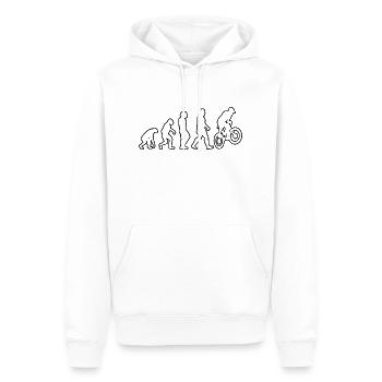 Cycling Cycling Cycling Mountain Bike Tour - Men’s Premium Organic Hoodie - white - Front - Nico (187cm)