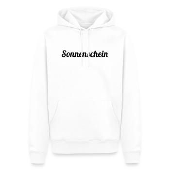 Sonnenschein - Männer Premium Bio Hoodie - Weiß - Vorne - Nico (187cm)