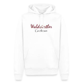 Waldviertler 23 - Männer Premium Bio Hoodie - Weiß - Vorne - Nico (187cm)