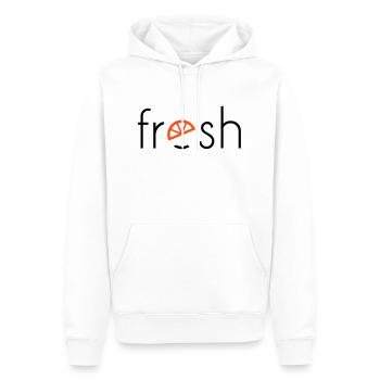 frais - 2 couleurs - Sweat à capuche Premium bio Homme - blanc - Devant - Nico (187cm)