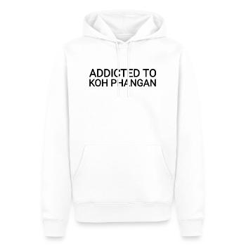 süchtig nach Koh Phangan - Männer Premium Bio Hoodie - Weiß - Vorne - Nico (187cm)