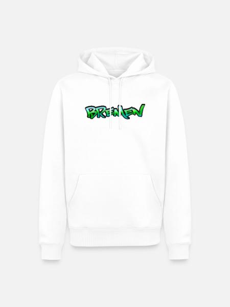 Gangster Bremen - Männer Premium Bio Hoodie - Weiß