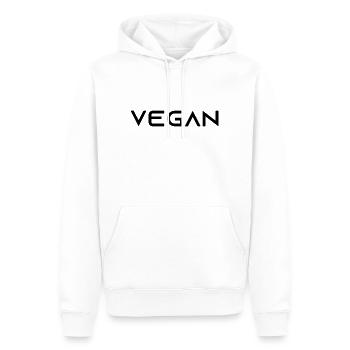VEGAN - Veganerin - Veganer - tierlieb - Männer Premium Bio Hoodie - Weiß - Vorne - Nico (187cm)