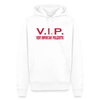 Very important poliziotto - Männer Premium Bio Hoodie - Weiß - Vorne - Nico (187cm)
