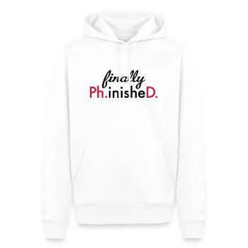 phd - Männer Premium Bio Hoodie - Weiß - Vorne - Nico (187cm)