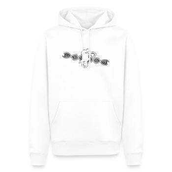 Motorradfan Motorrad Motorcross Motorradfahrer - Männer Premium Bio Hoodie - Weiß - Vorne - Nico (187cm)